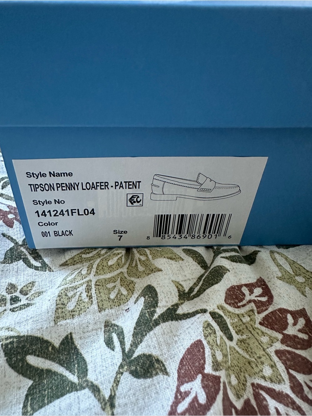 Jack Rogers Tipson Patent Penny Loafers Black Size 7 New in Box - Picture 14 of 15